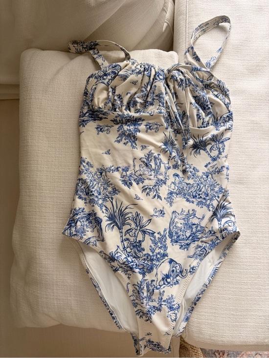 Berlook Other - Blue & White Toile Swimsuit
